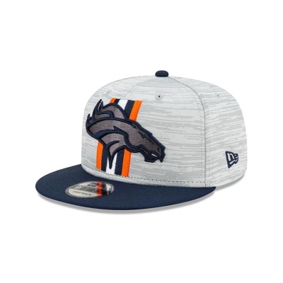 Denver Broncos Gorra | New Era Official NFL Training 9fifty Snapback Cap Mexico - Naranjas